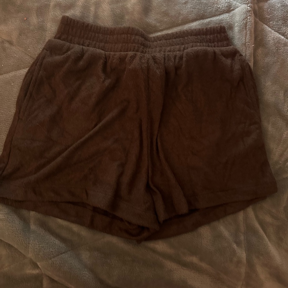 Soft brown shorts. Size small.